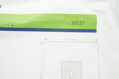 Halyard 89537 Basics Laparotomy Drape  100 inch x 124inch